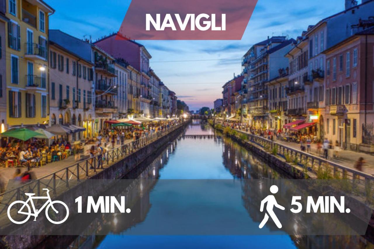 Navigli Design Loft - 7 Stops From Duomo, Ac, Netflix Apartment Milan Exterior photo